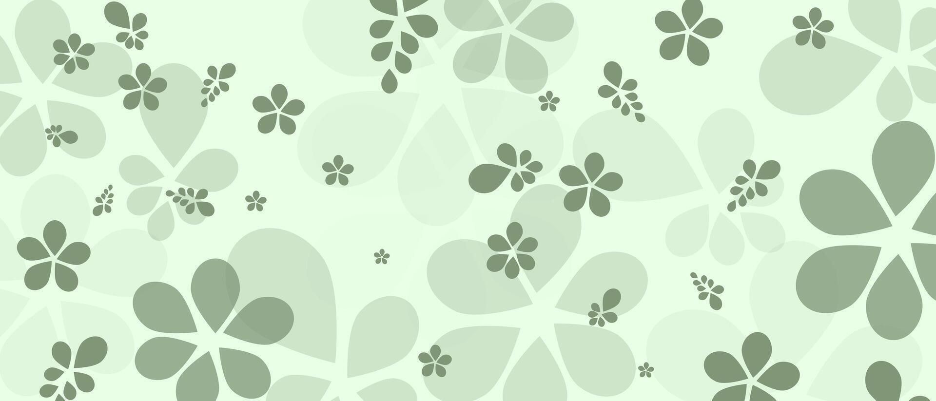 abstract nature pattern with flowers. Floral background. vector