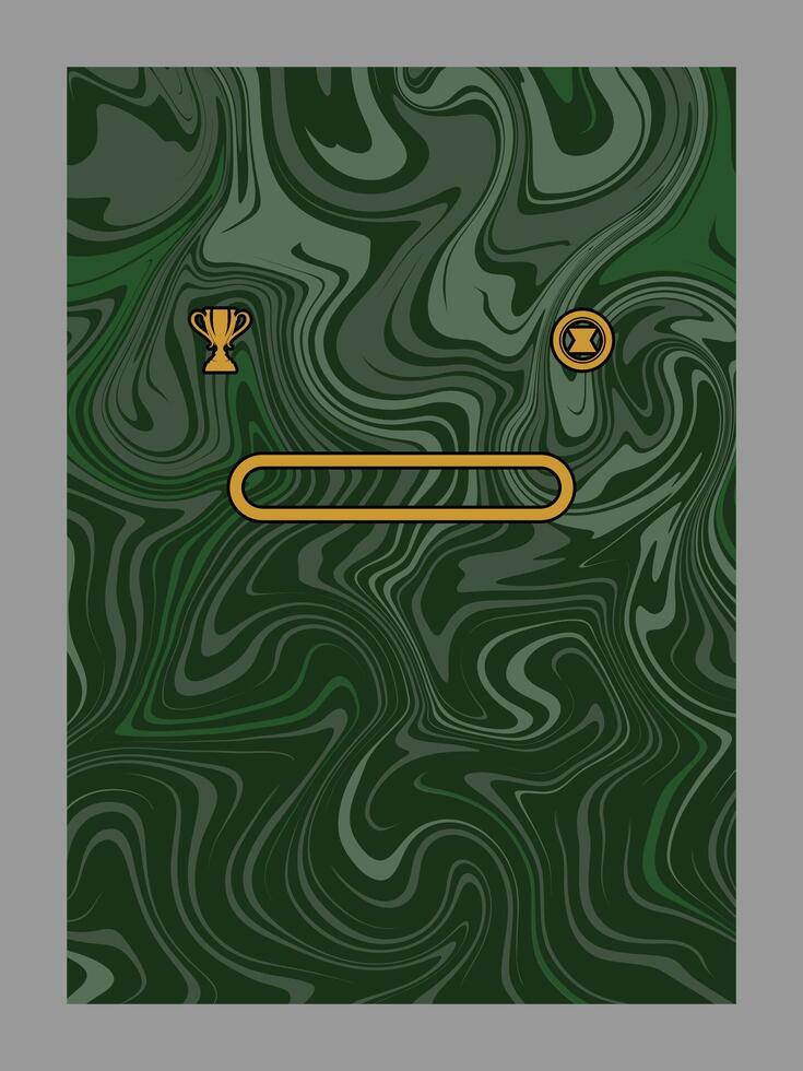 Abstract design with trophy and hourglass vector
