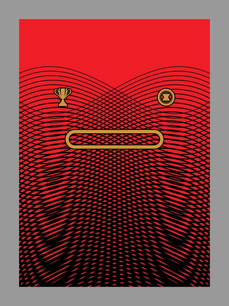 Graphic design featuring trophy and medal vector