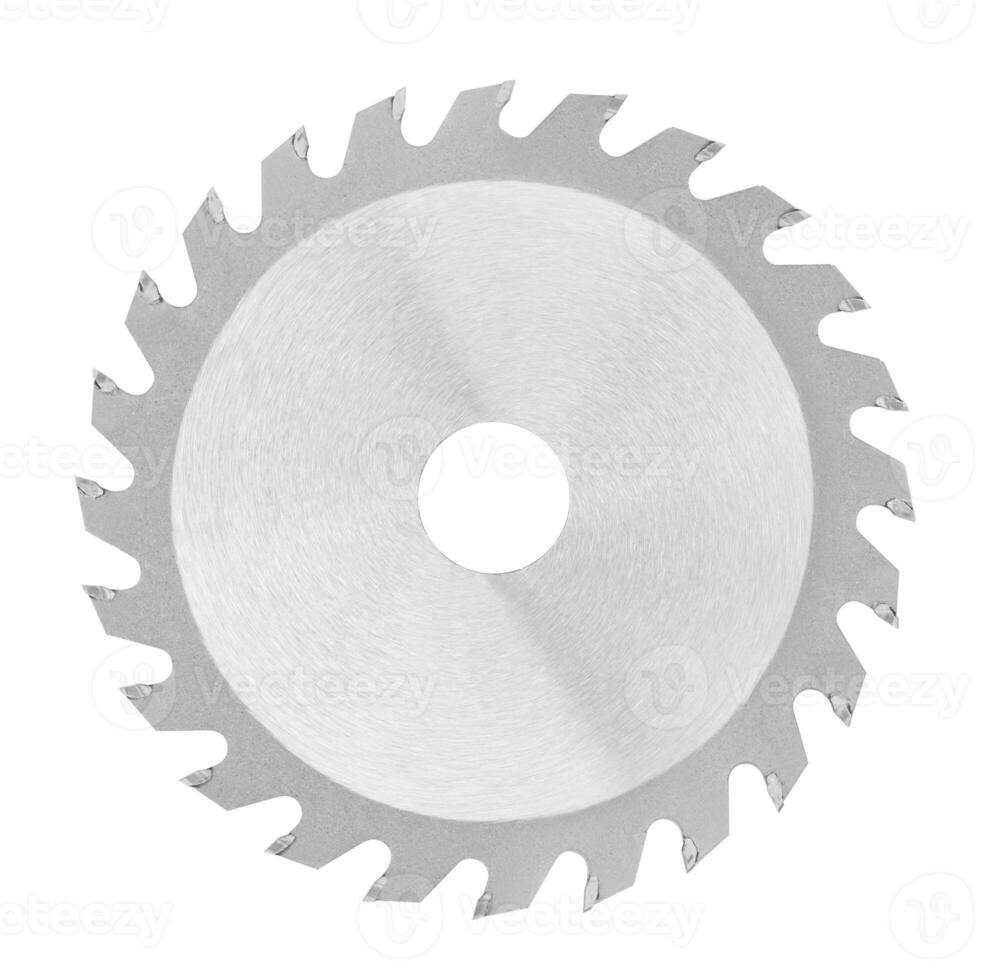 Circular saw on white photo