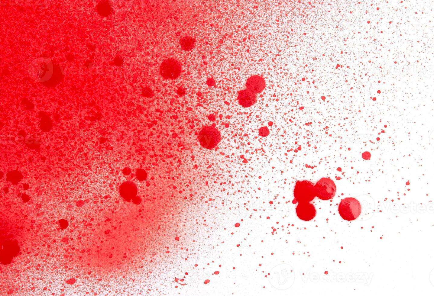 Blood paint spatters splashes and sprays photo