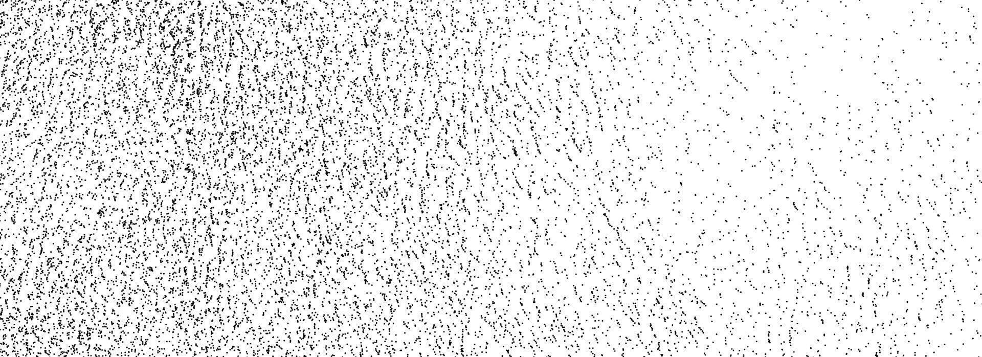 Abstract grain gradient texture. Stippled gritty noise background. Distressed dust particle overlay. Grunge dotted stone backdrop. Sand speckles and granules wallpaper. Dot work grit specks vector