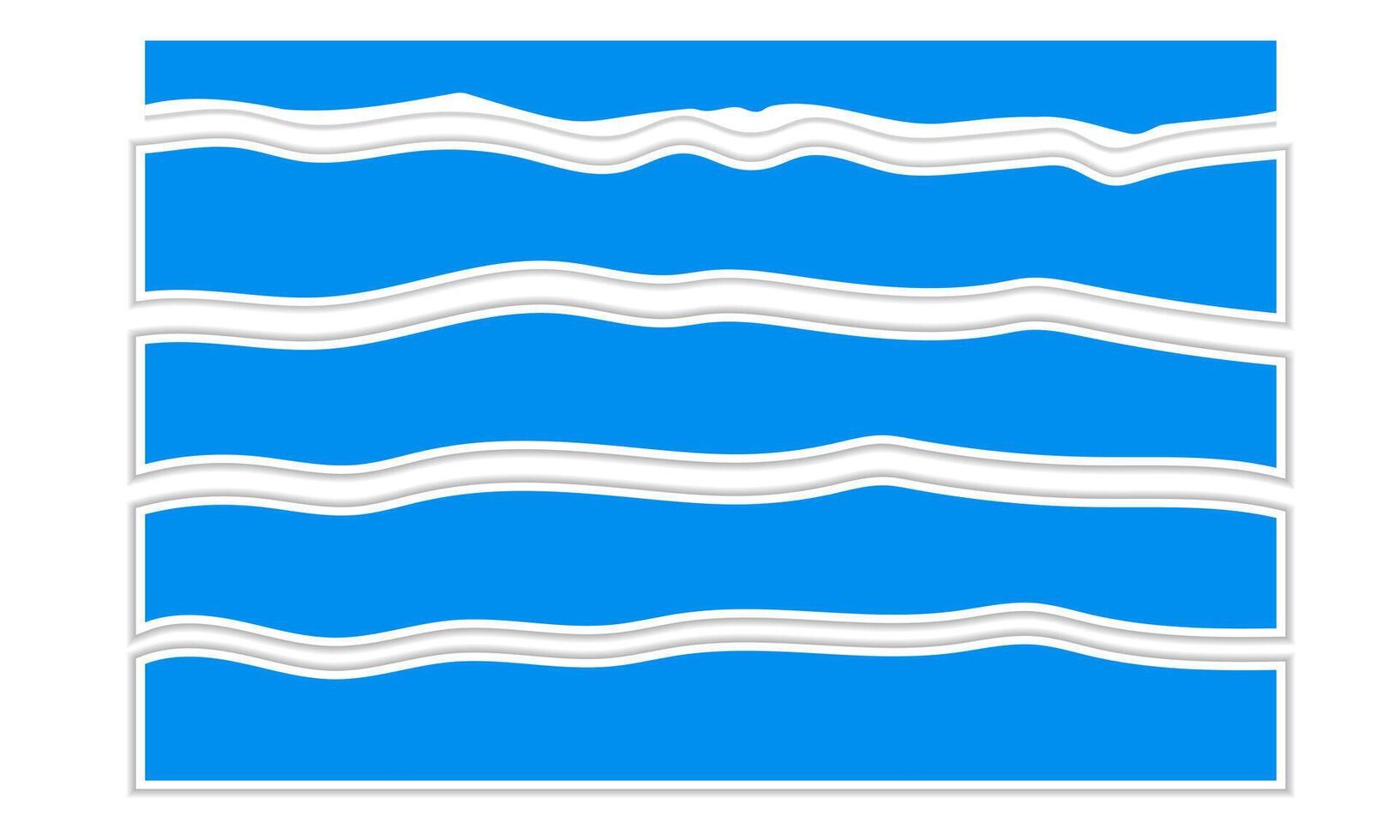 Various patterned paper cut shapes. Good for use in print and flyer designs vector