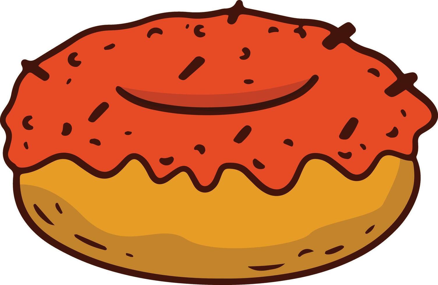 Junk Food with Doodle Style. Design Element vector