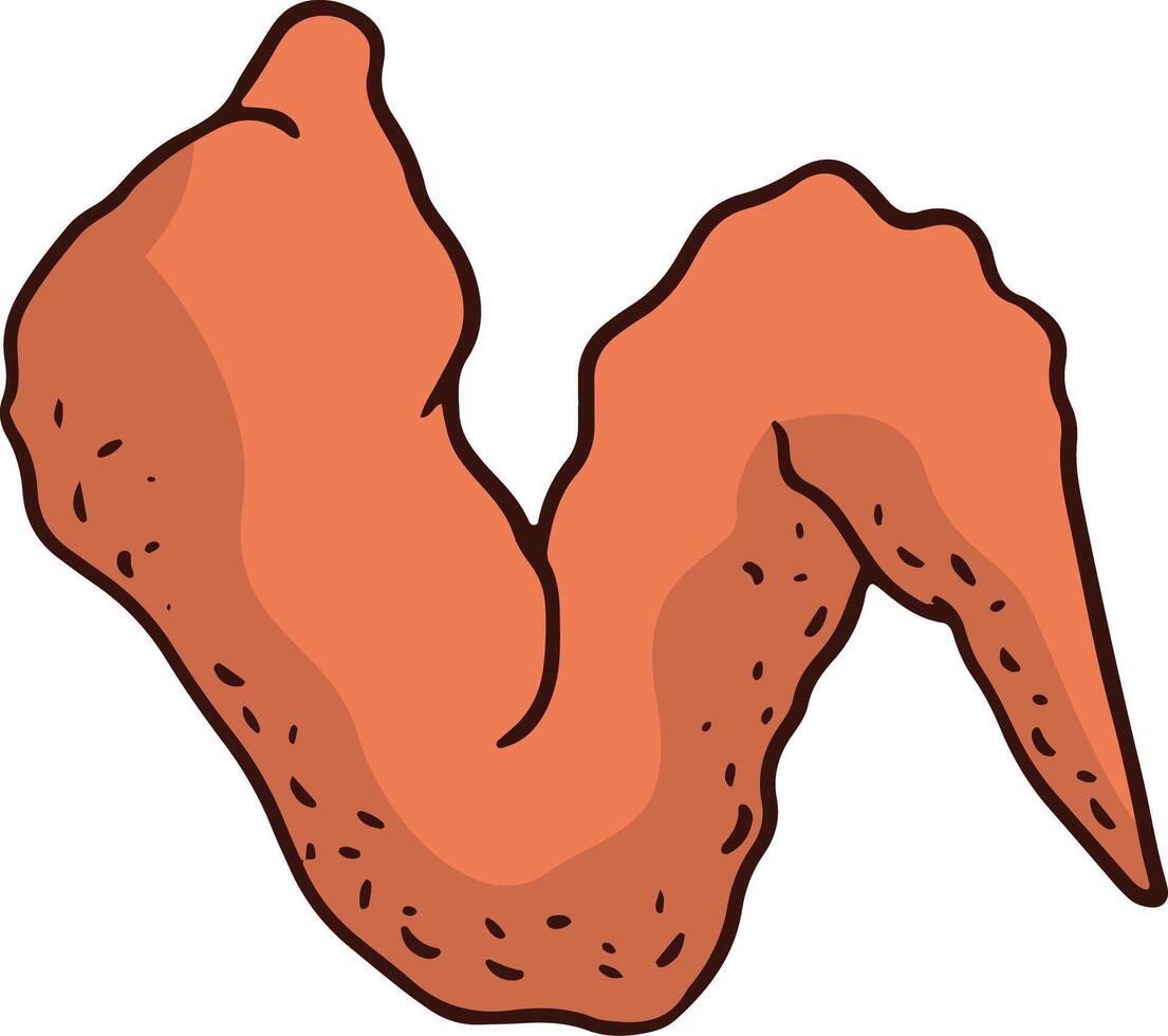 Junk Food with Doodle Design. vector