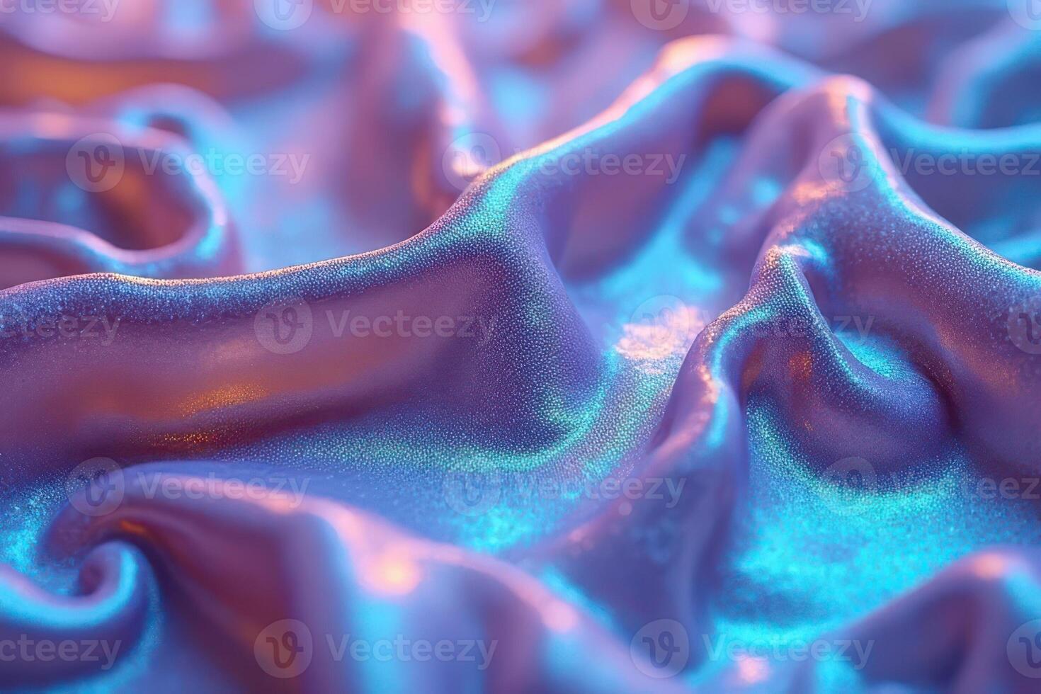 Iridescent Silk Waves photo