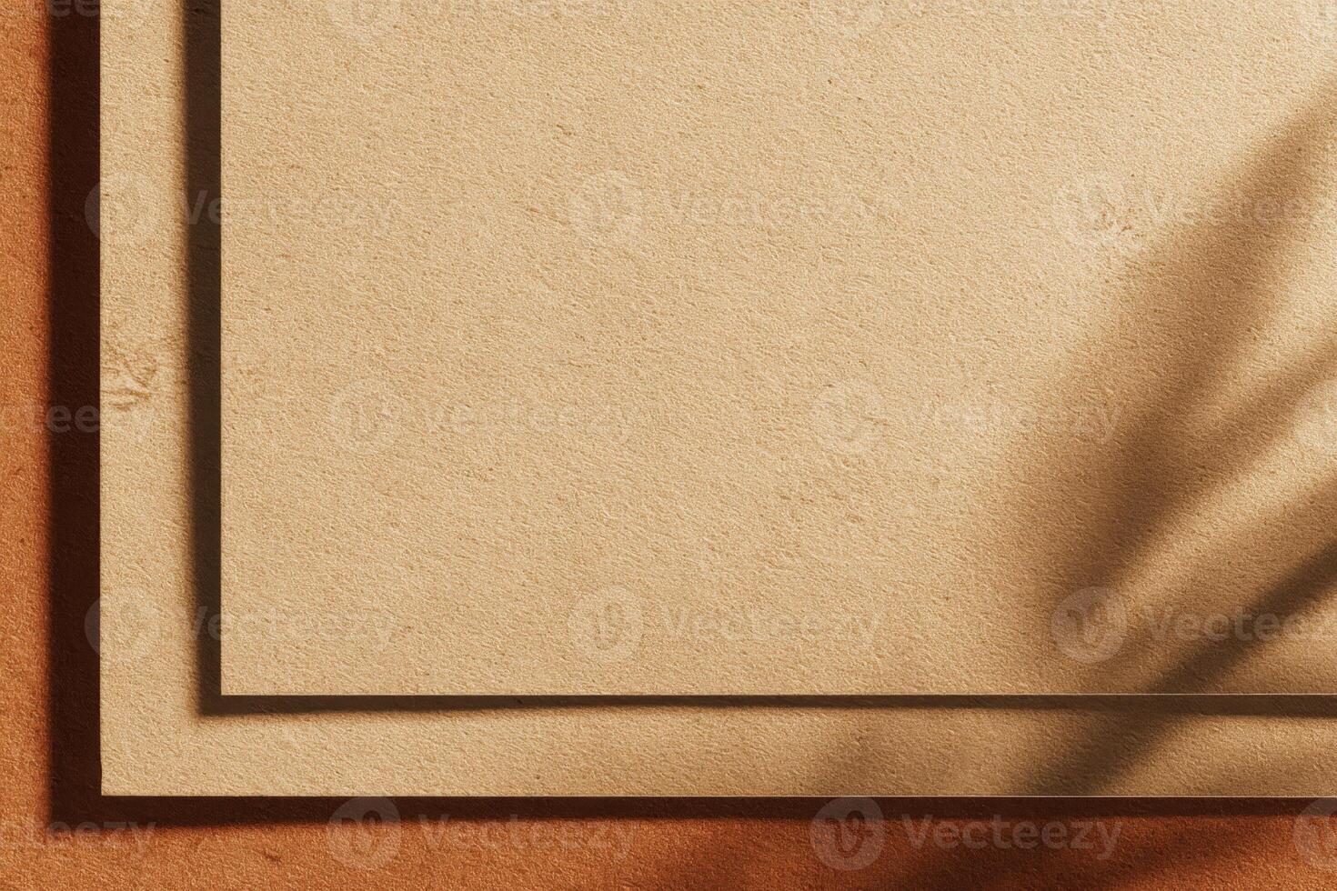 Warm Toned Background with Textured Corners and Soft Shadows for Ad Design photo