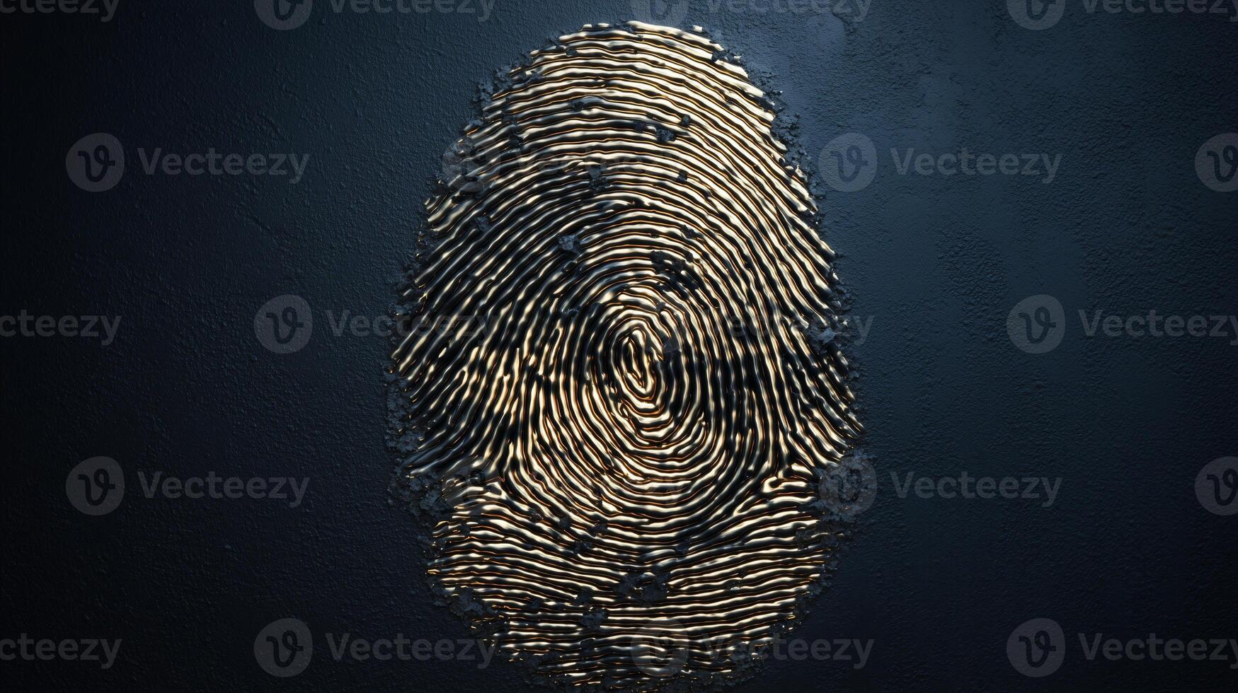 Biometric scanning technology highlights intricate fingerprint patterns against a dark background, emphasizing the importance of secure identification methods in modern security systems. photo