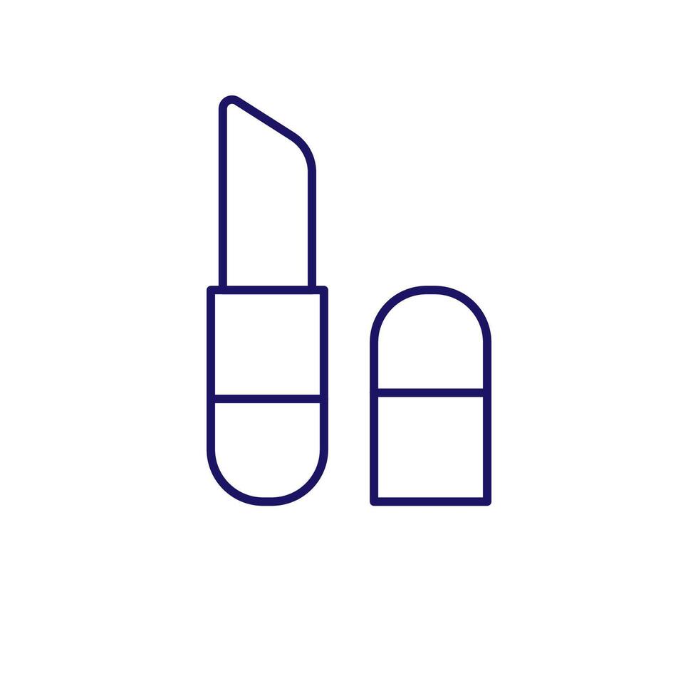 Lipstick Modern Outline Style Icon for Design, Cards, Apps, Social Networks vector
