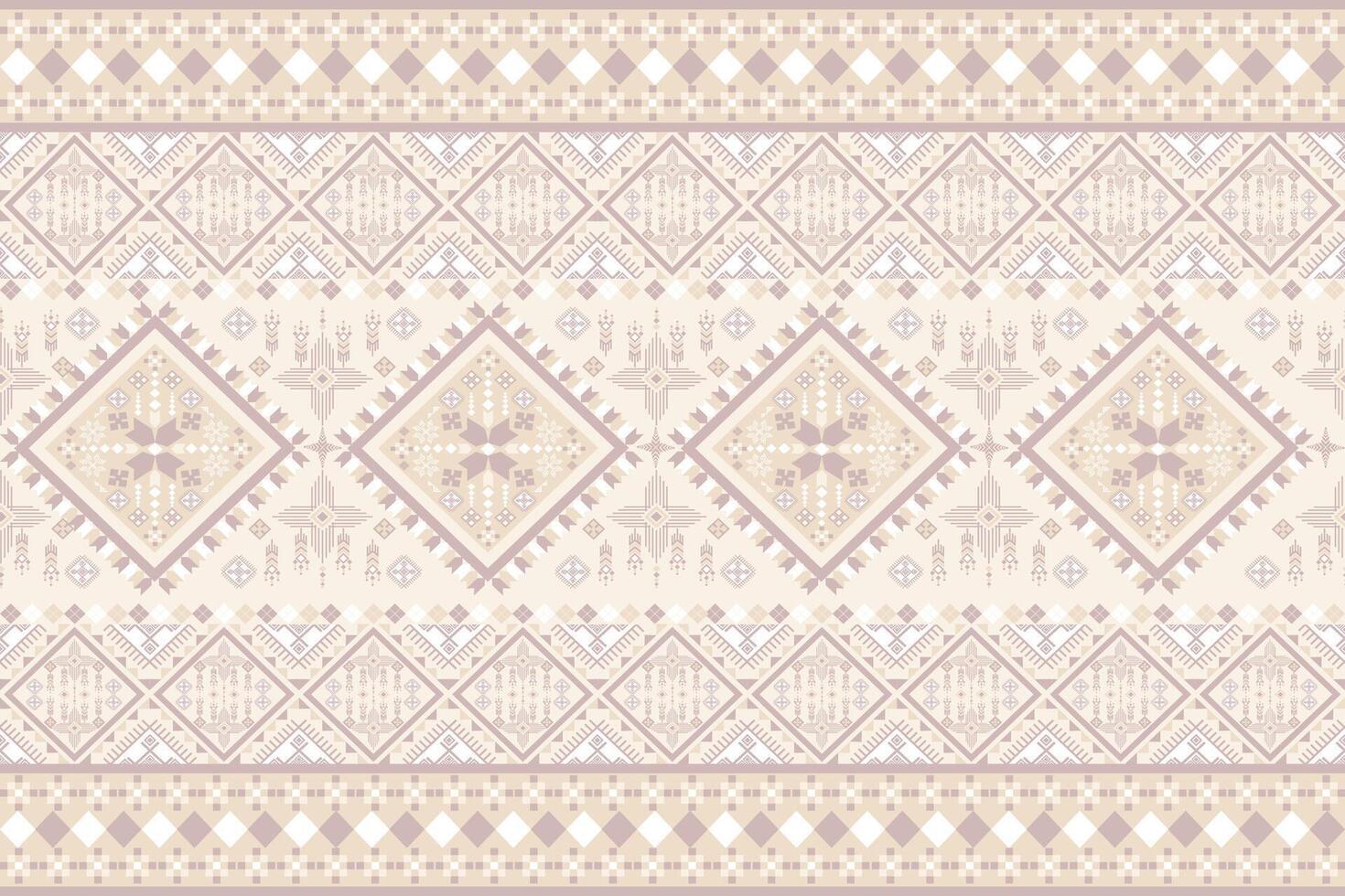 beige geometric native pattern vector