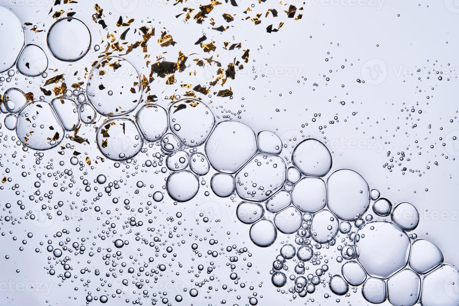 The texture of different serums in one photo. photo