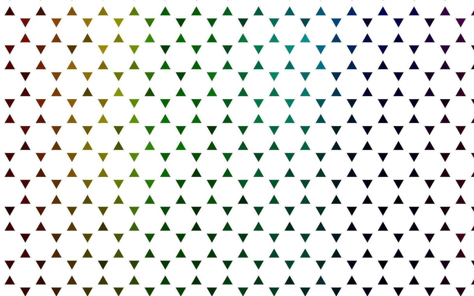 Light Multicolor, Rainbow seamless texture in triangular style. vector