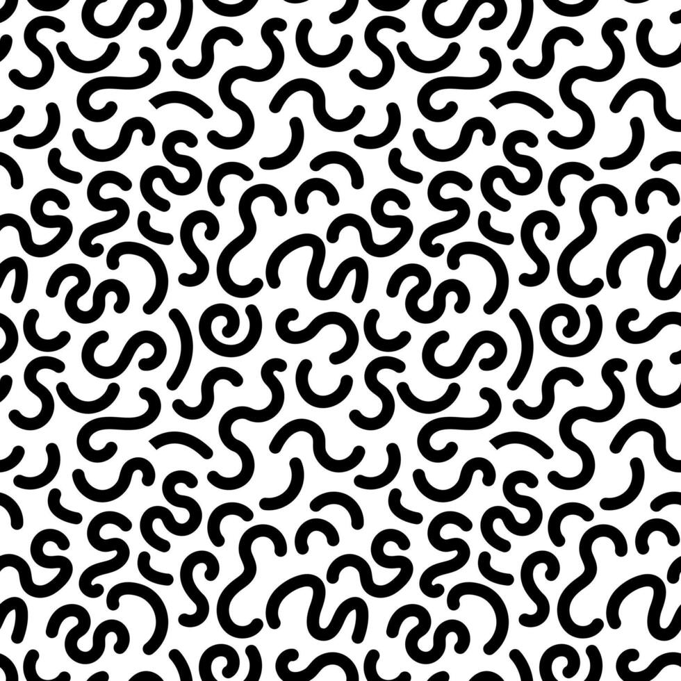 Bright geometric Memphis style pattern background vector