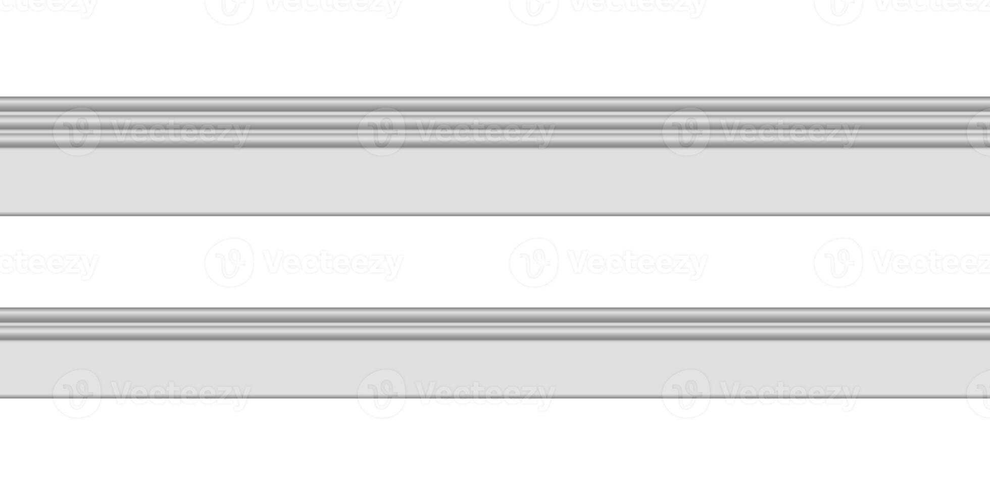 White moulding baseboard in empty modern decorative room interior detail wooden trim wall molding panel design wood work photo