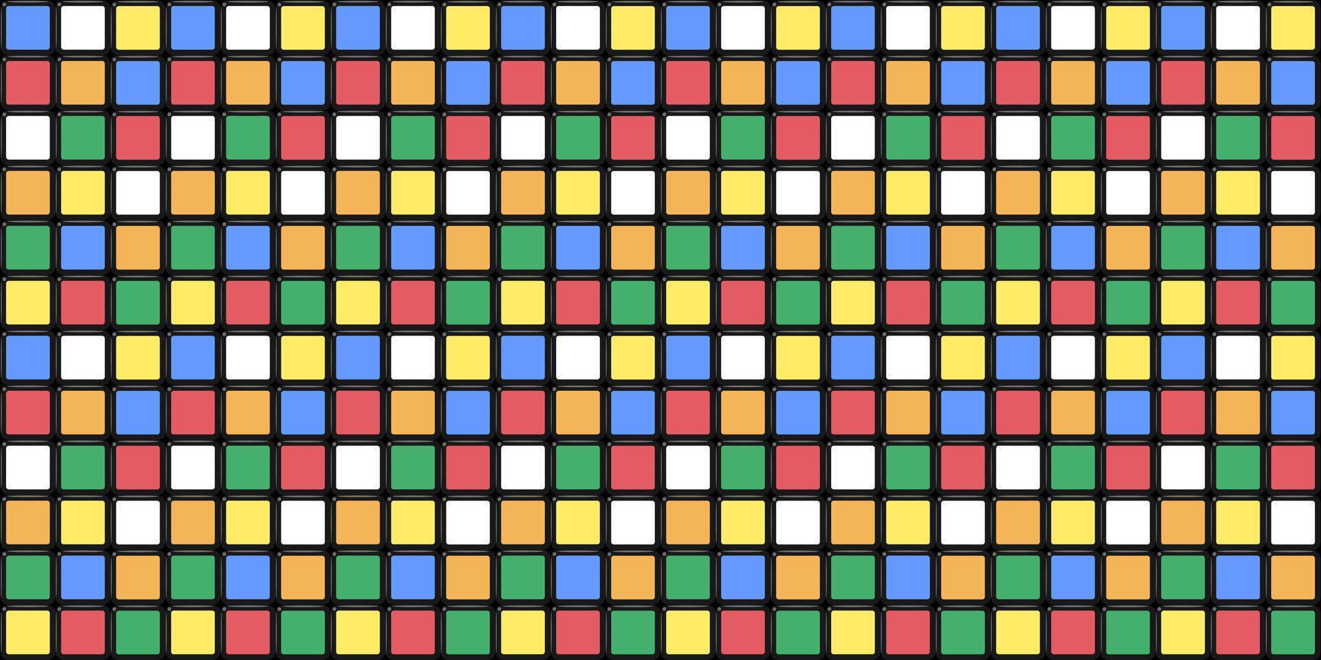 a pattern of squares with different colors vector