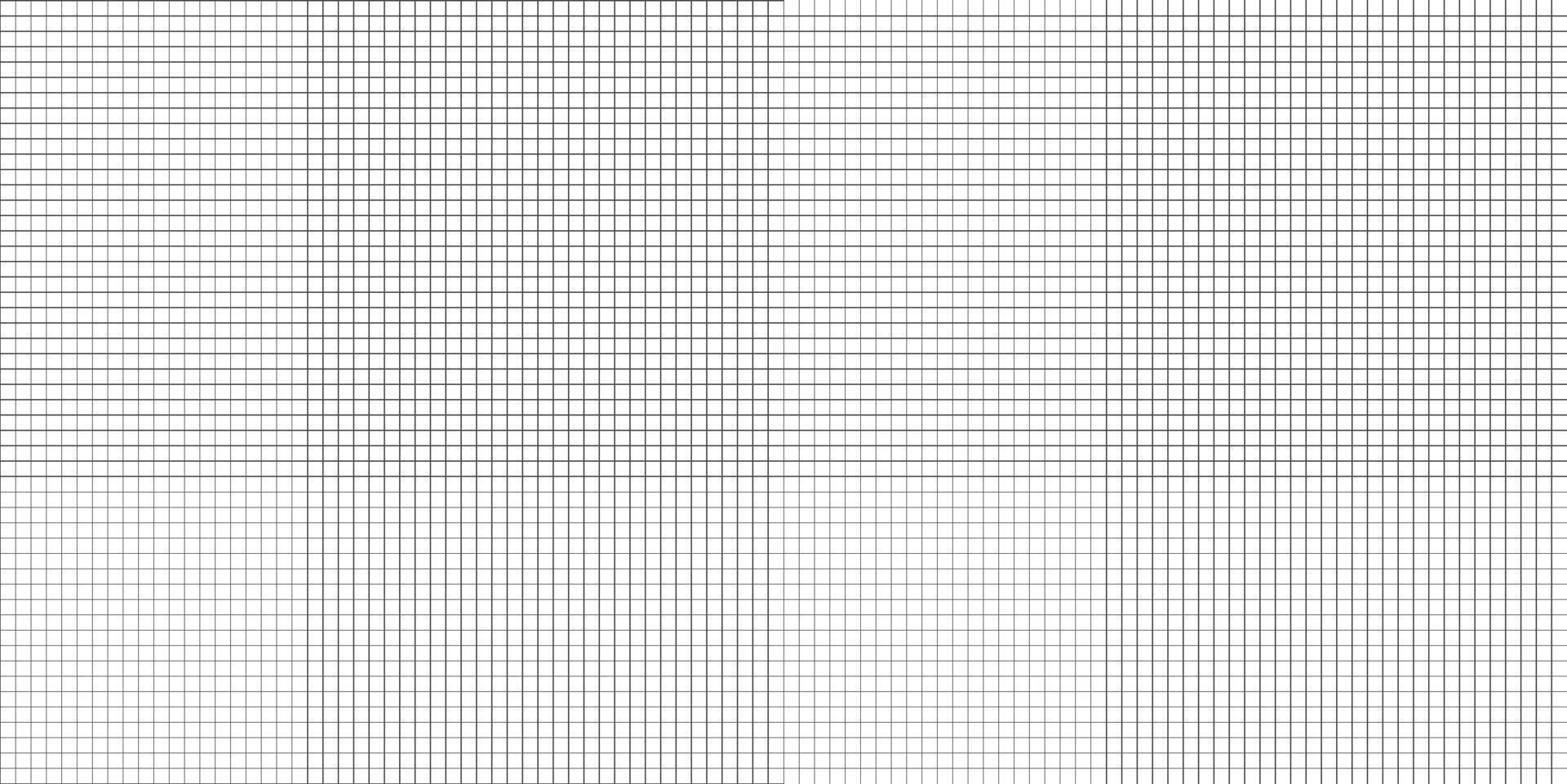 Grid pattern technical background school sheet template. line square grid, graph. Geometric notebook architecture blank. vector