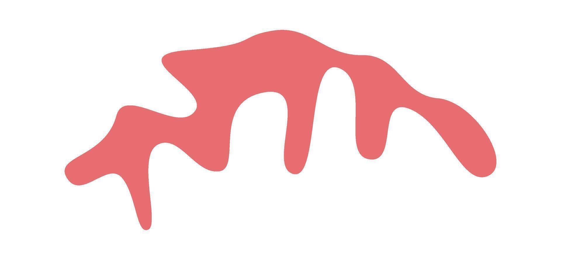 Red blot for background Flat Illustration Icon vector