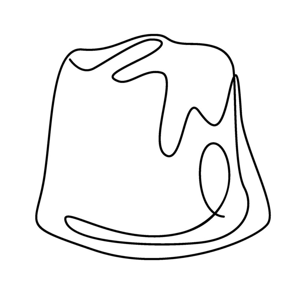 Chocolate candy Line art dessert Illustration vector