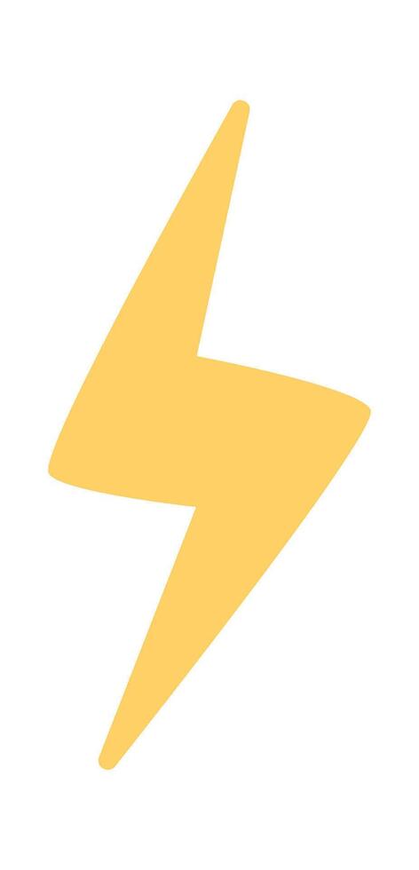 Lightning Weather design element Illustration vector