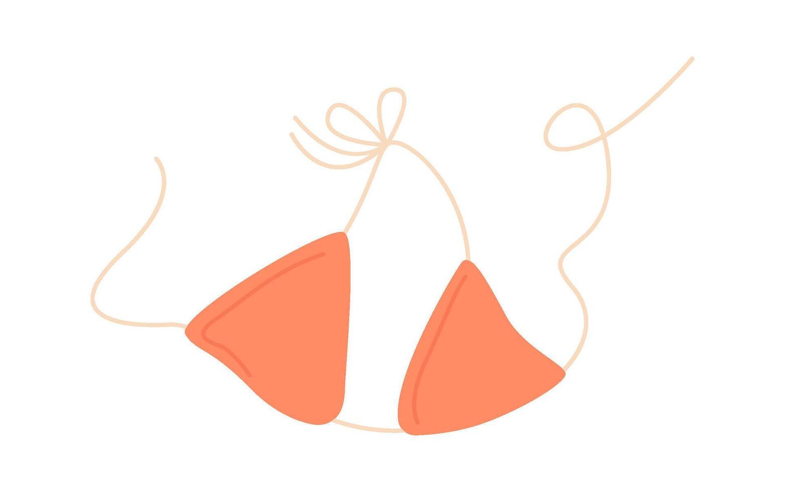 Bra Trendy swimsuit vector