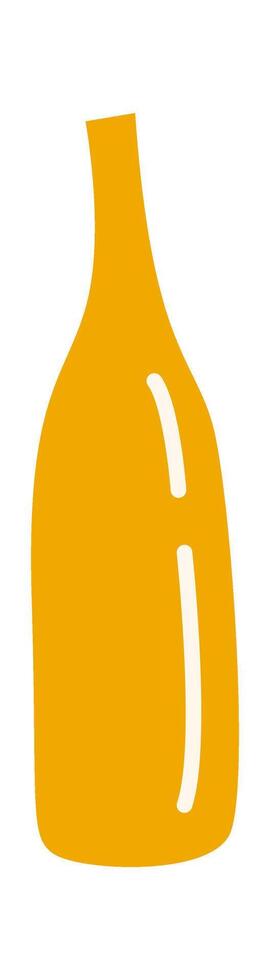 Shape of bottled drink vector