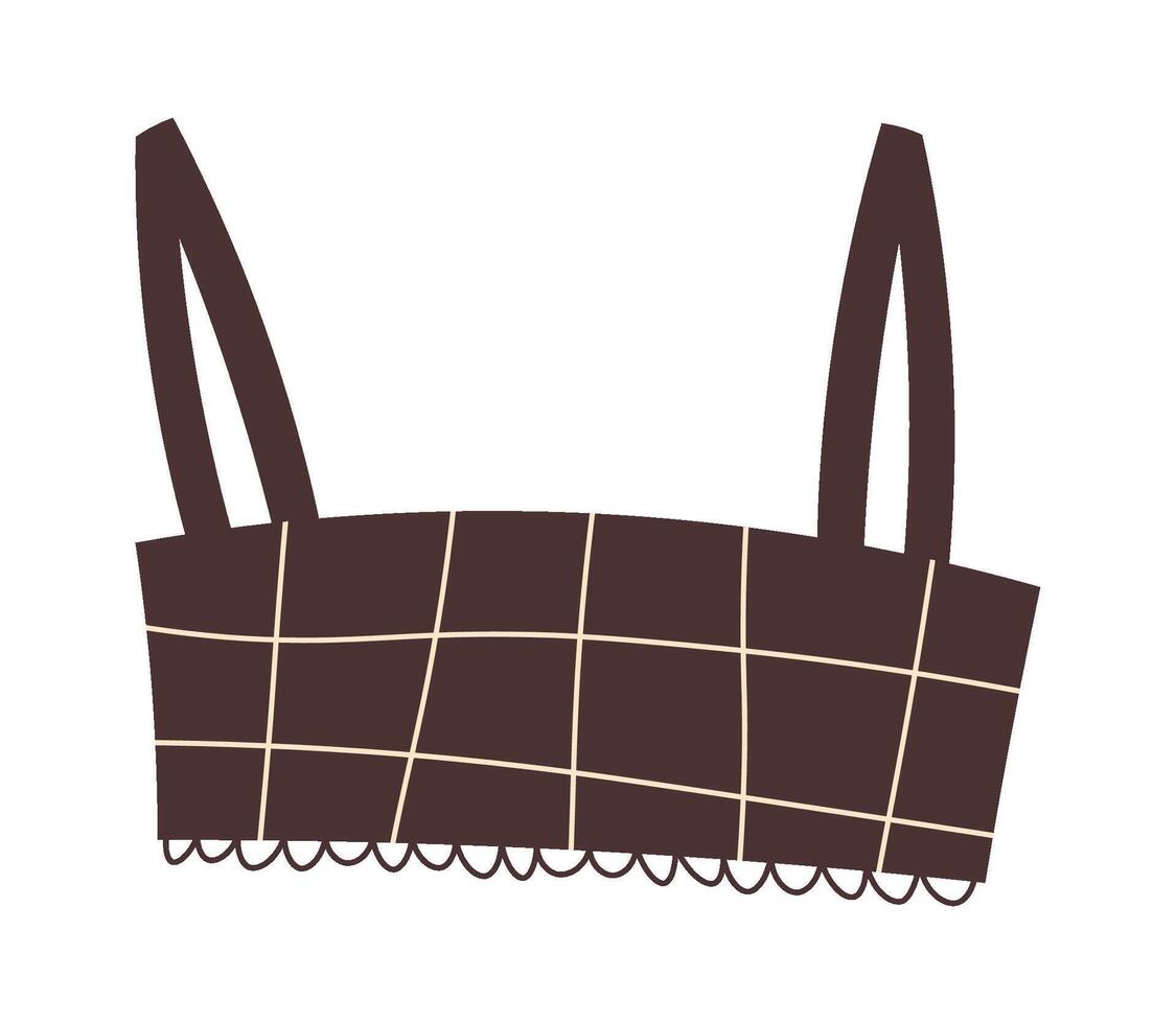 Women bikini top Swimwear vector