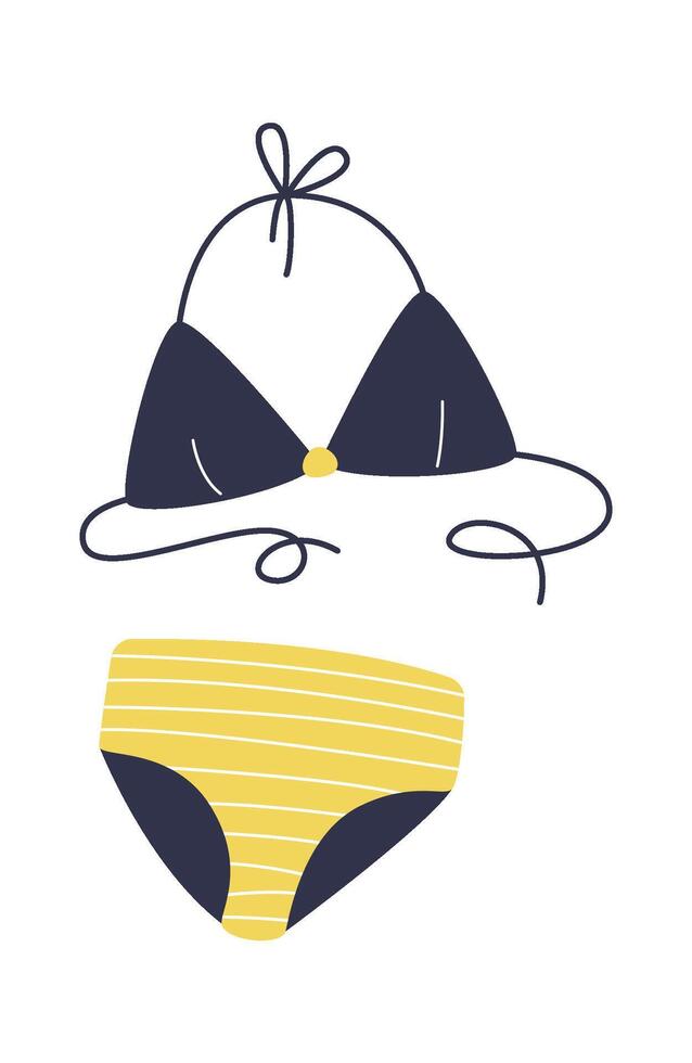 Swimsuit Bra And Pants vector