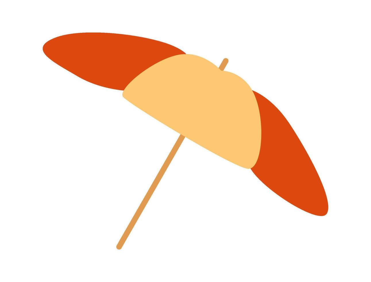 Beach Umbrella Accessory vector