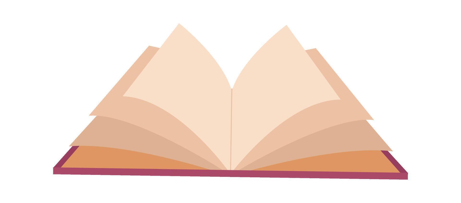 Open Book Literature vector