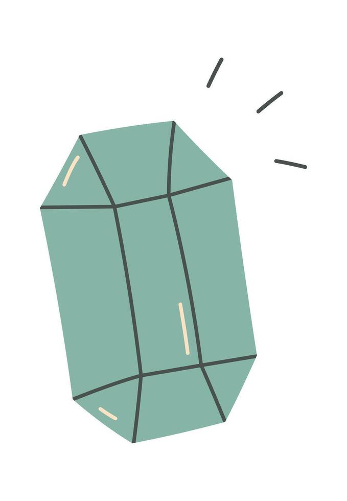 Shining diamond gem vector