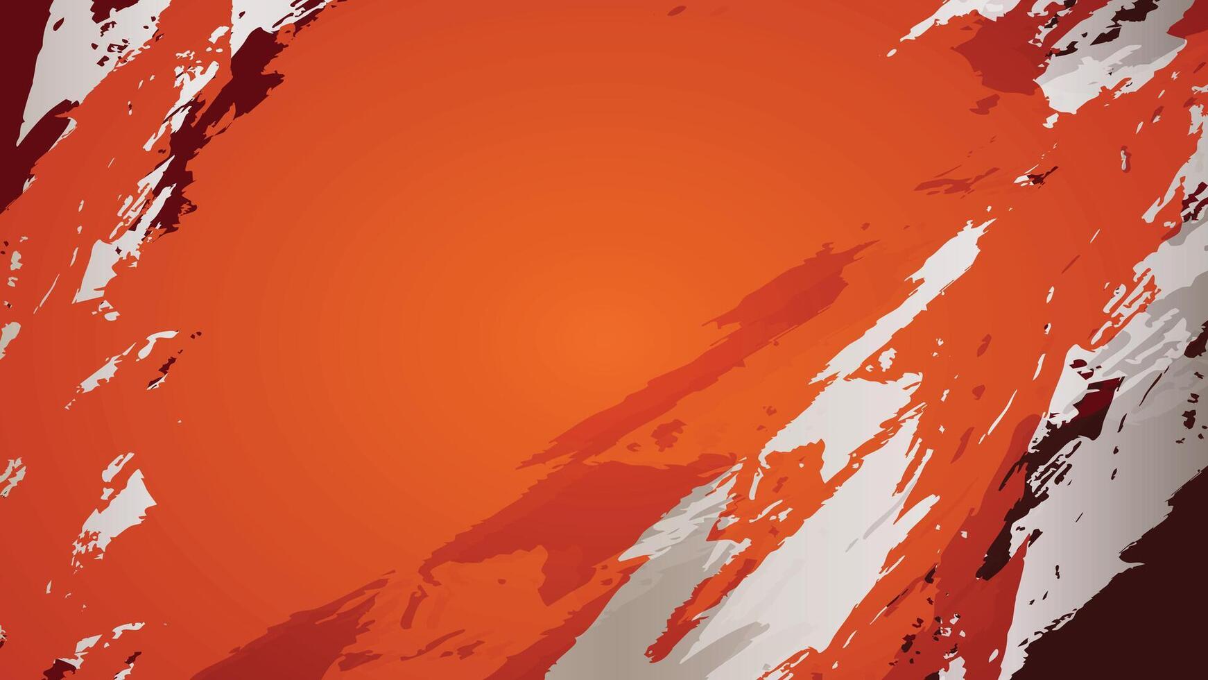Dynamic Orange Abstract Sports Background with Grunge Texture vector