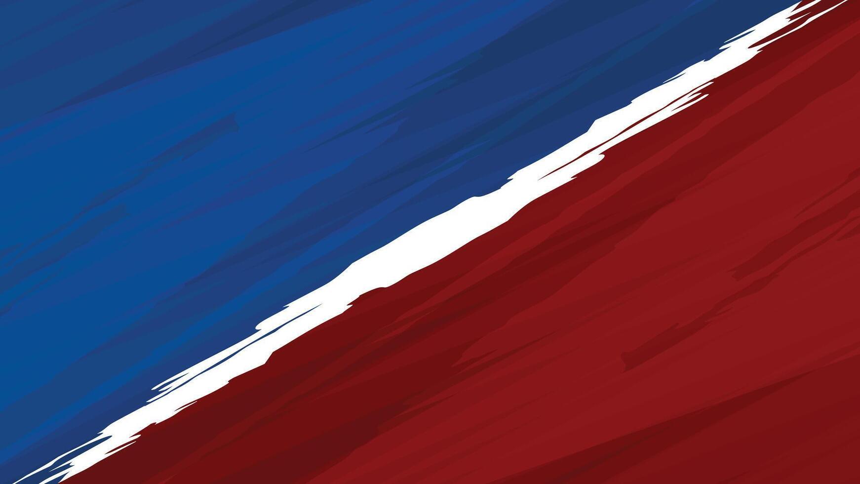 Abstract Red and Blue Grunge Compare Background with Copy Space vector