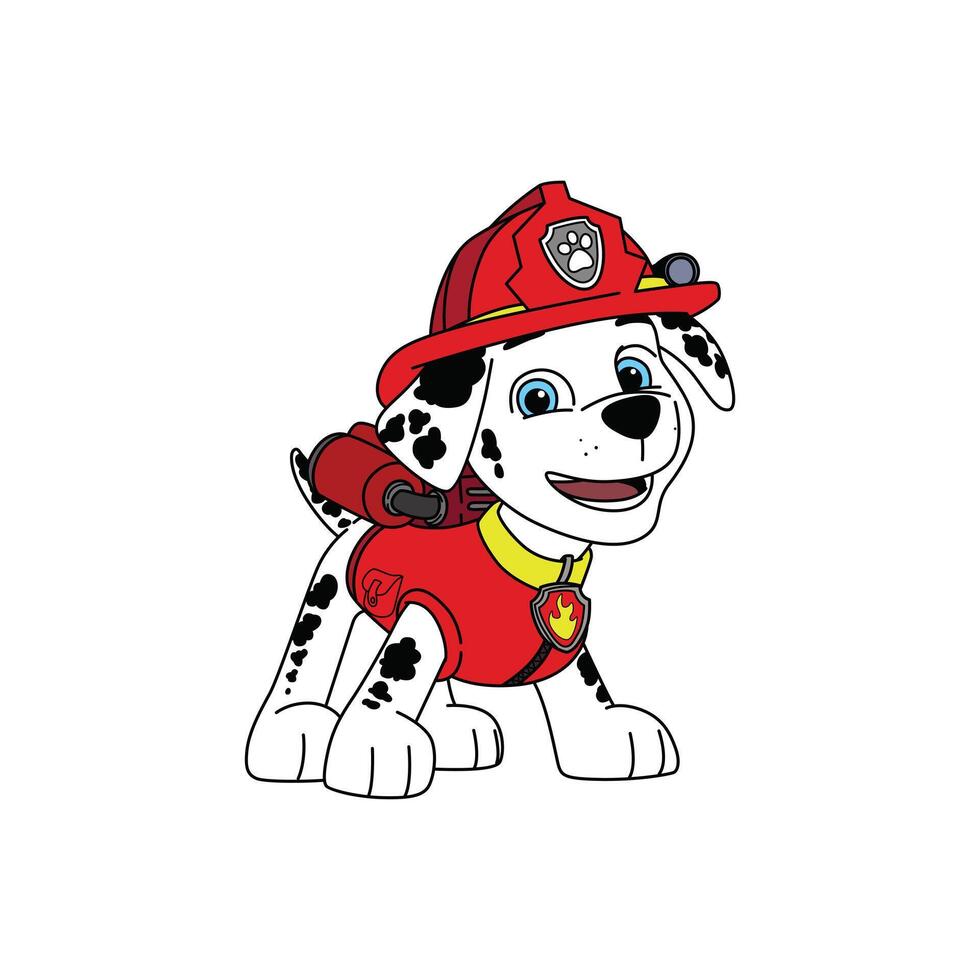 Marshal Paw Patrol vector
