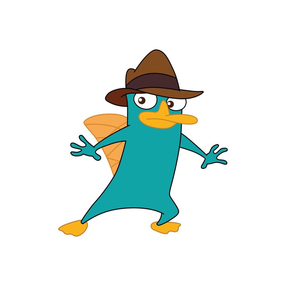 Perry The Platypus spy vector