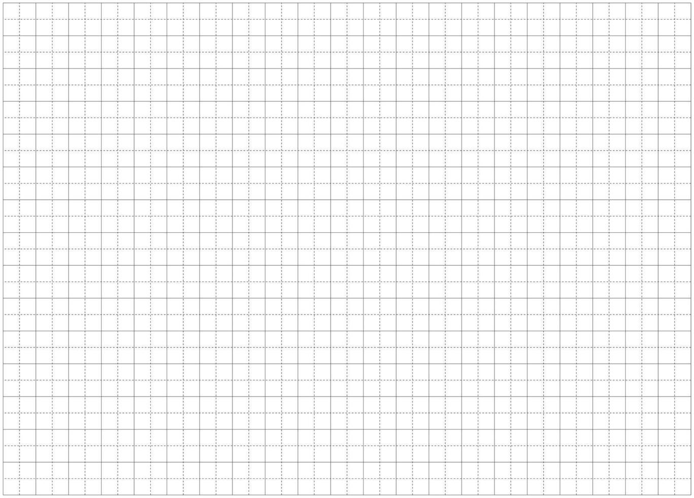 Black grid dotted texture on white. Typographical template to make notebooks production. Mathematics dashed grid pattern. . Wide squared black grid paper. Notebook blank sheets. School, education vector