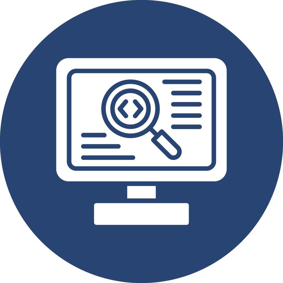 Code Review Minimal Art Object vector