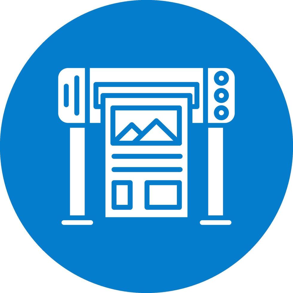 Plotter Hand-Drawn Sketch Symbol vector