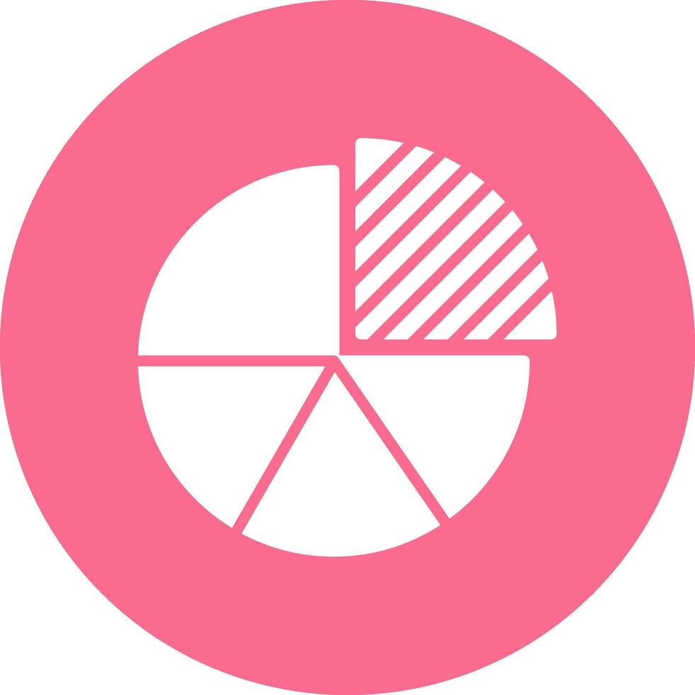 tarta grafico codificado ui símbolo vector