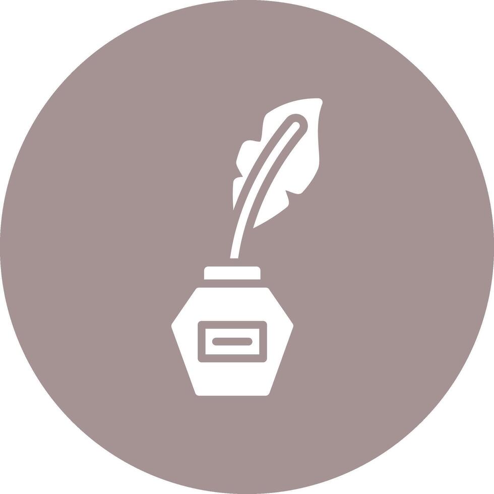 pluma codificado ui símbolo vector