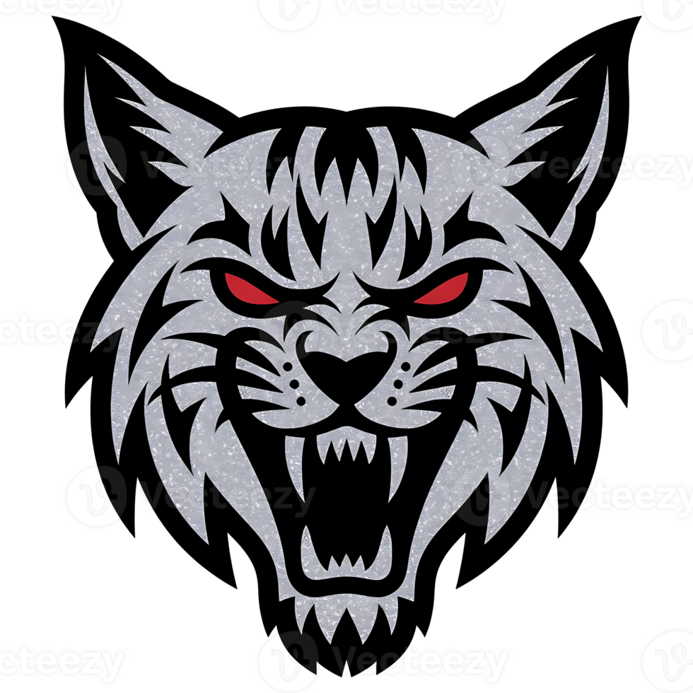 roaring tiger head icon stock photos png
