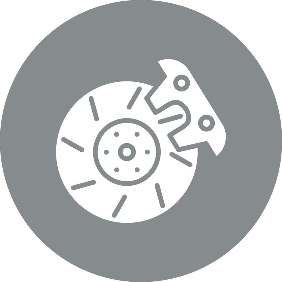 Disc Brake Geometric App Mark vector