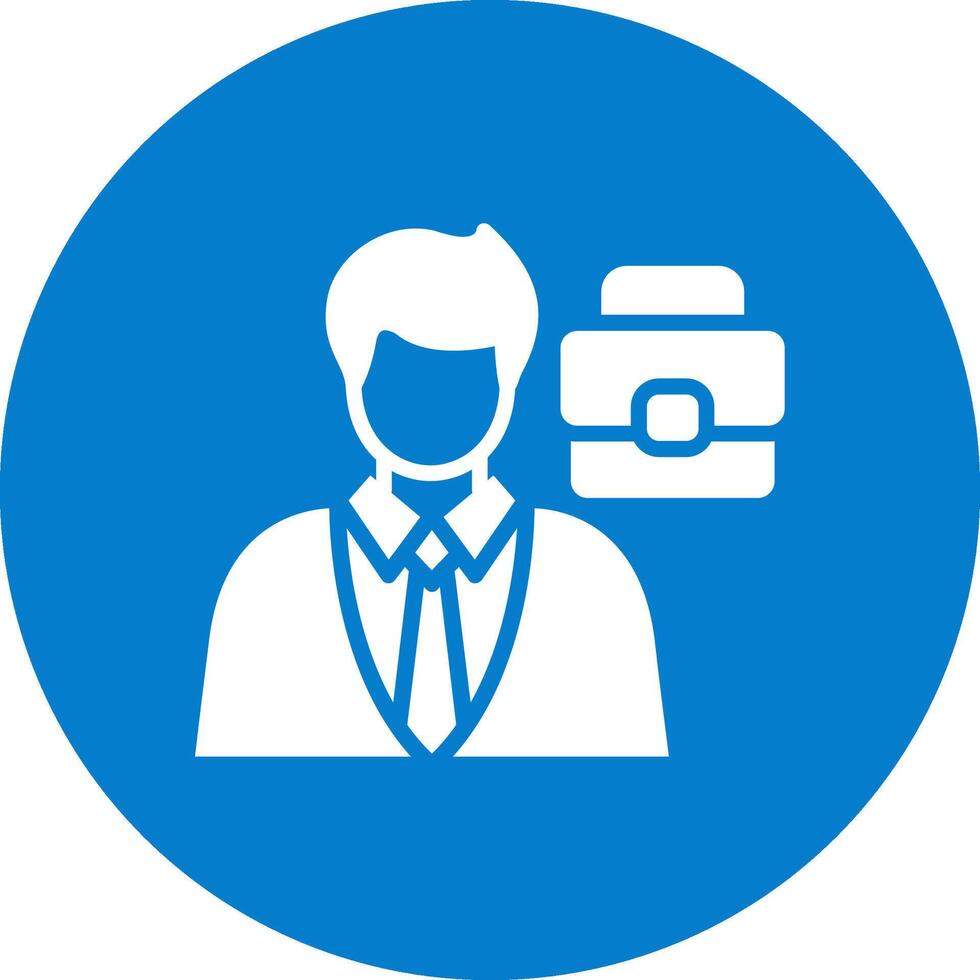 Businessman Clean Frame Object vector