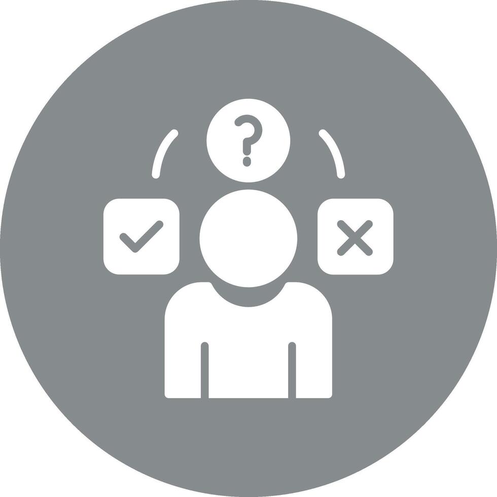 Question Outlined Concept Piece vector