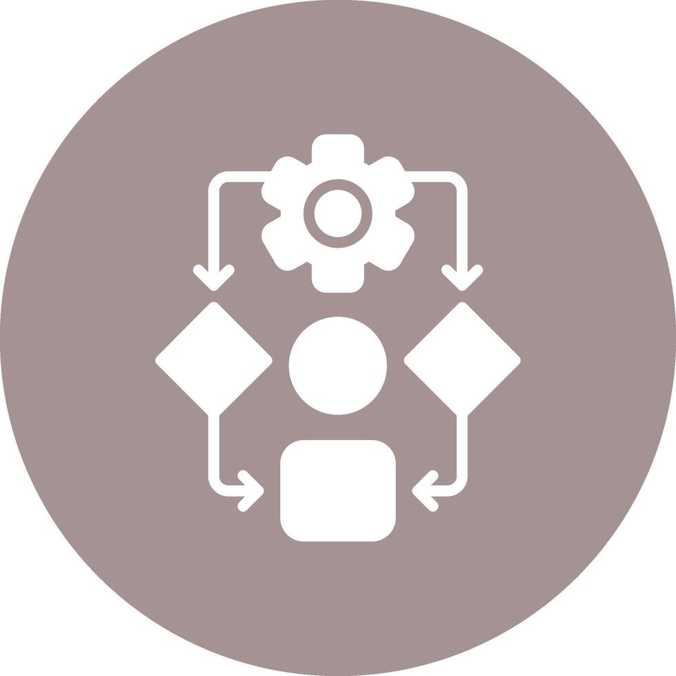 Predictive modeling Interface Line Graphic vector