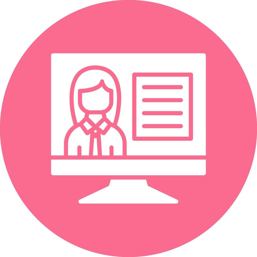 en línea dos color clase mínimo ui elemento vector