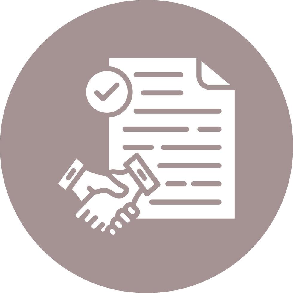 Employment High Contrast Badge vector