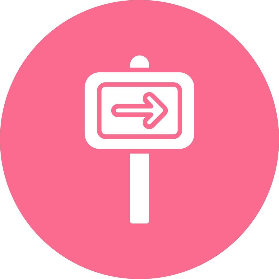 One Way Clean UI Concept vector