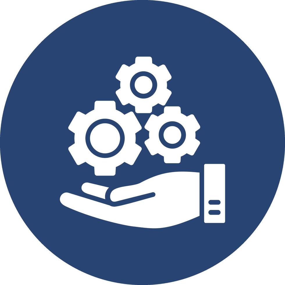 Technical Support Monochrome Line Graphic vector