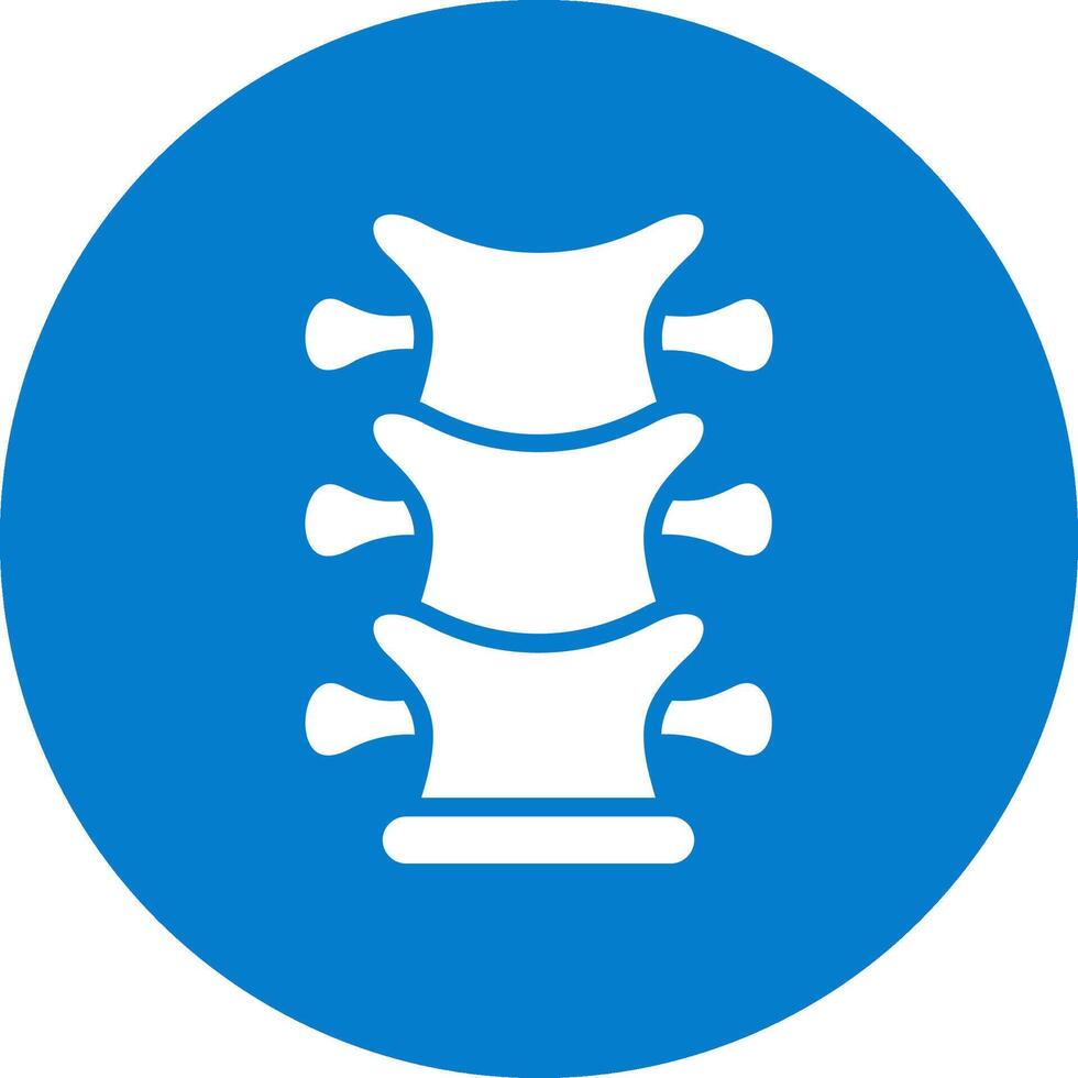 Spinal Cord App-Based UI Graphic vector