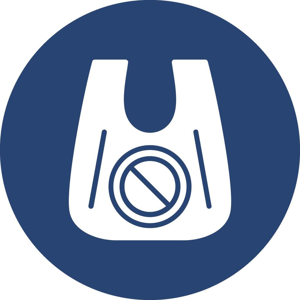 Plastic Bag Sharp Line Mark vector